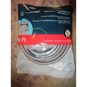 EASTMAN Dishwasher Installation Kit 6 ft Straight Cord 41150 NEW SEALED